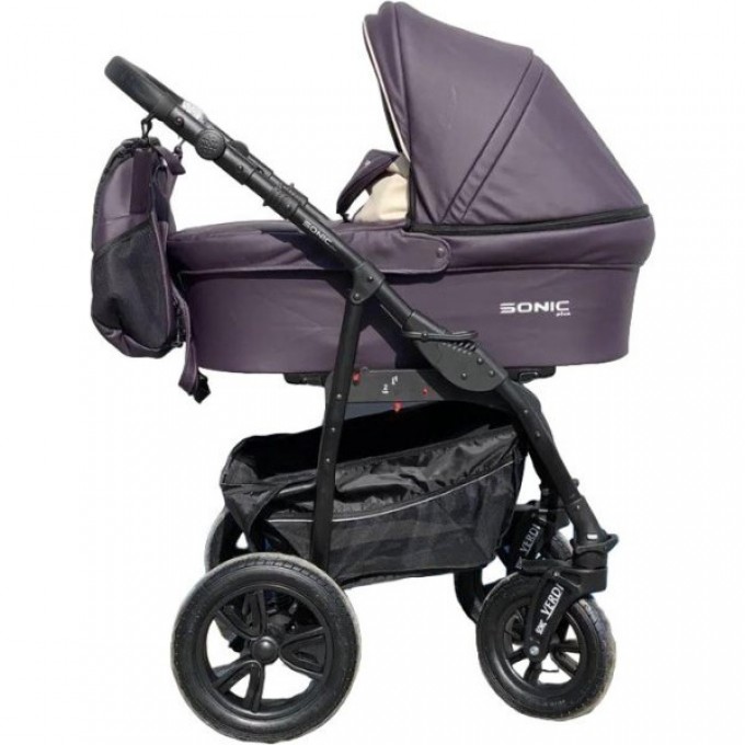 Коляска VERDI Babies Sonic Plus 3 в 1, Soft 1 Баклажан 2020000004165 Коляска VERDI Babies Sonic Plus 3 в 1, Soft 1 Баклажан 2020000004165