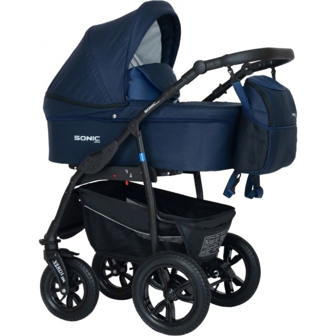 Коляска VERDI Babies Sonic Plus 3 в 1, темно синяя 2020000002314 Коляска VERDI Babies Sonic Plus 3 в 1, темно синяя 2020000002314