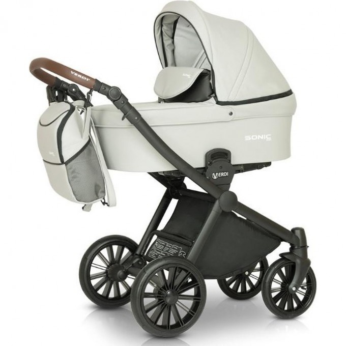 Коляска VERDI Babies Sonic Soft 3 в 1, белая 2020000003076 Коляска VERDI Babies Sonic Soft 3 в 1, белая 2020000003076