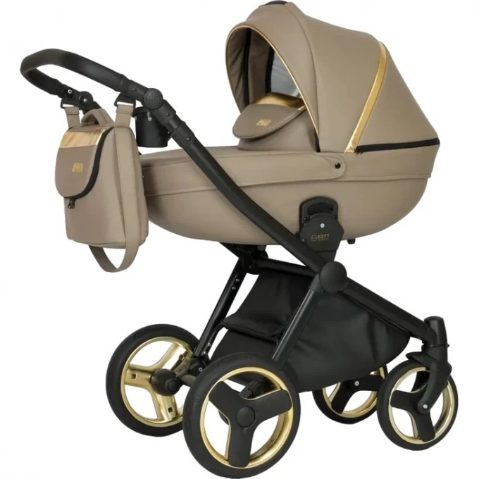 Коляска VERDI Mirage Soft 3 в 1, светло-бежевый с золотым 2020000002468 Коляска VERDI Mirage Soft 3 в 1, светло-бежевый с золотым 2020000002468