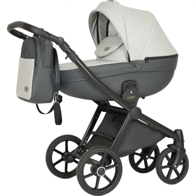 Коляска VERDI Mirage Soft 3 в 1, светло-серый с серым 2020000002505 Коляска VERDI Mirage Soft 3 в 1, светло-серый с серым 2020000002505